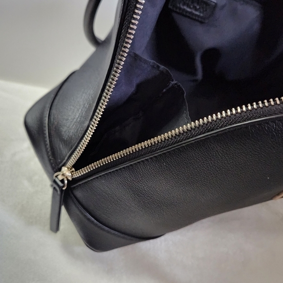 HILARY Radley Faye Black Cowhide Leather Handbag Shoulder Bag Purse - Picture 11 of 15